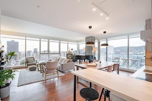 Living room - 2501-1155 Rue De La Montagne, Montréal (Ville-Marie), QC - Indoor