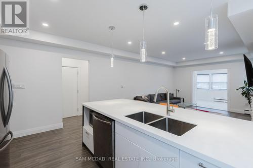2177 Lakeshore Road, Burlington, ON - Indoor Photo Showing Kitchen With Double Sink