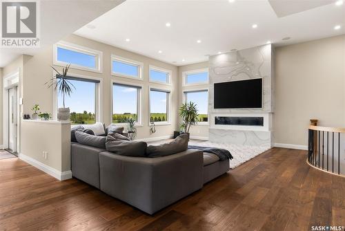 Carter Acreage - House & Shop, Brock Rm No. 64, SK - Indoor Photo Showing Living Room With Fireplace
