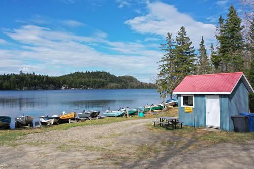 Photo aérienne - A 4E Rang E., Sainte-Louise, QC - Outdoor With Body Of Water With View