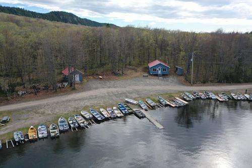 Photo aérienne - A 4E Rang E., Sainte-Louise, QC - Outdoor With Body Of Water With View