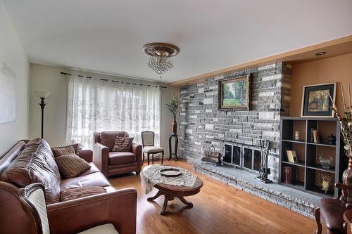 Salon - 57 18E Rue, Rouyn-Noranda, QC - Indoor Photo Showing Living Room With Fireplace