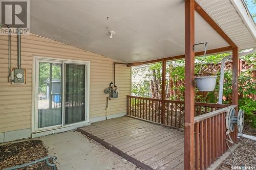 1317 Connaught Avenue, Moose Jaw, SK - Outdoor With Deck Patio Veranda With Exterior