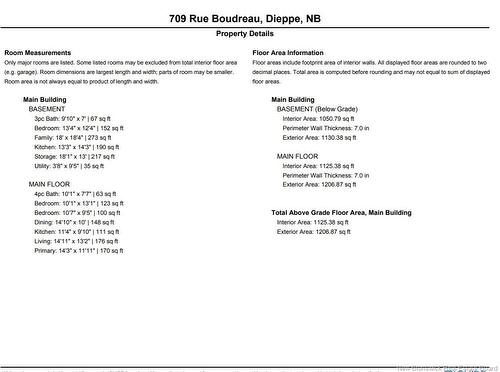 709 Boudreau St, Dieppe, NB 