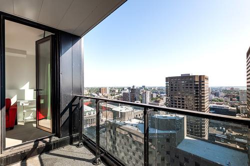 Balcon - 2818-1210 Rue Jeanne-Mance, Montréal (Ville-Marie), QC - Outdoor With Balcony With View With Exterior