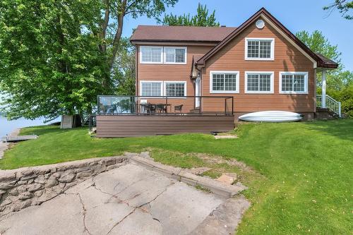 Vue d'ensemble - 3695 Ch. Des Faisans, Saint-Placide, QC - Outdoor With Deck Patio Veranda