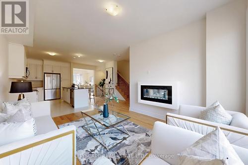 6 Marvin Avenue, Oakville, ON - Indoor Photo Showing Living Room With Fireplace