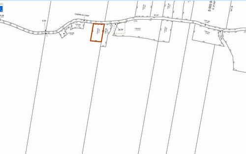 Plan (croquis) - Ch. Du Cerf, Mont-Blanc, QC 