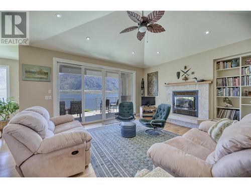 10411 81St Street, Osoyoos, BC - Indoor Photo Showing Living Room With Fireplace