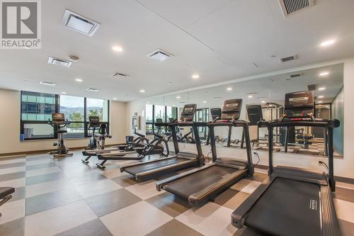 1488 Bertram Street Unit# 2502, Kelowna, BC - Indoor Photo Showing Gym Room