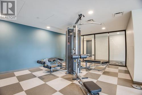 1488 Bertram Street Unit# 2502, Kelowna, BC - Indoor Photo Showing Gym Room