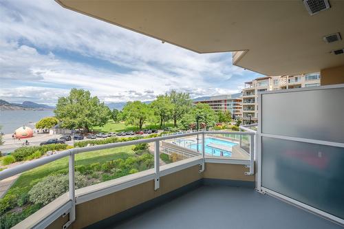 401-160 Lakeshore Drive, Penticton, BC - Outdoor With Balcony With View With Exterior