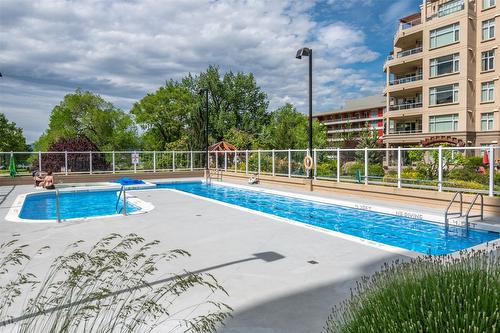 401-160 Lakeshore Drive, Penticton, BC - Outdoor With In Ground Pool