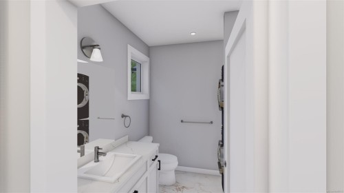 2016B Galerno Rd, Campbell River, BC - Indoor Photo Showing Laundry Room