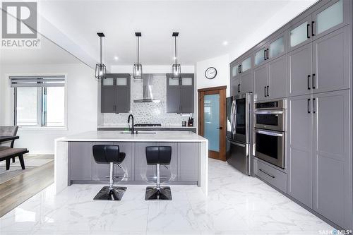 124 Forsey Avenue, Saskatoon, SK - Indoor Photo Showing Kitchen With Upgraded Kitchen