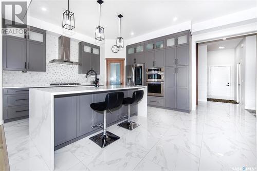124 Forsey Avenue, Saskatoon, SK - Indoor Photo Showing Kitchen With Upgraded Kitchen