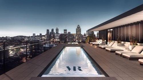 Piscine - 1559-101 Rue Peel, Montréal (Le Sud-Ouest), QC - Outdoor With In Ground Pool