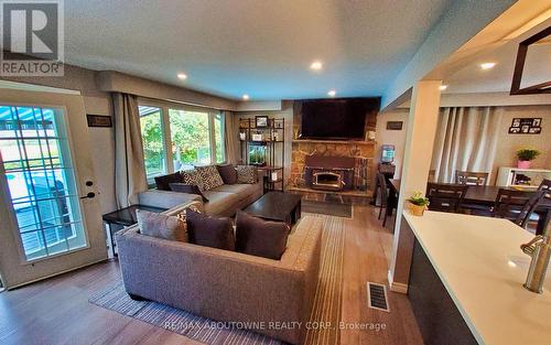 2386 4Th Line, Innisfil, ON - Indoor Photo Showing Other Room With Fireplace