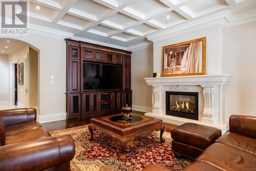 2594 Bluffs Way, Burlington, ON - Indoor Photo Showing Living Room With Fireplace