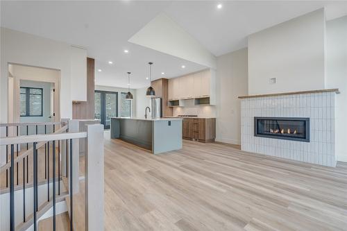 101-1100 Antler Drive, Penticton, BC - Indoor With Fireplace