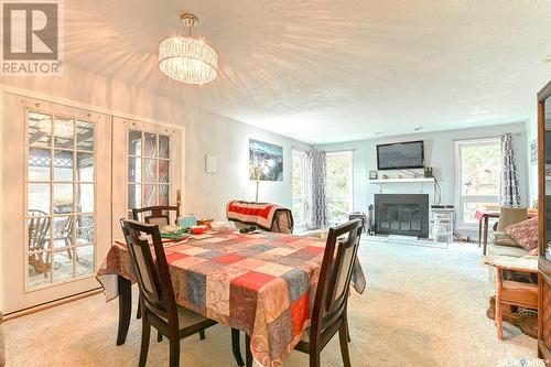 201 2Nd Avenue, Lajord Rm No. 128, SK - Indoor Photo Showing Dining Room With Fireplace