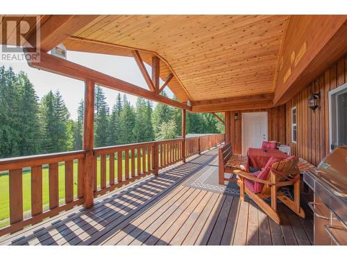 296 Trinity Valley Road, Lumby, BC - Outdoor With Deck Patio Veranda With Exterior