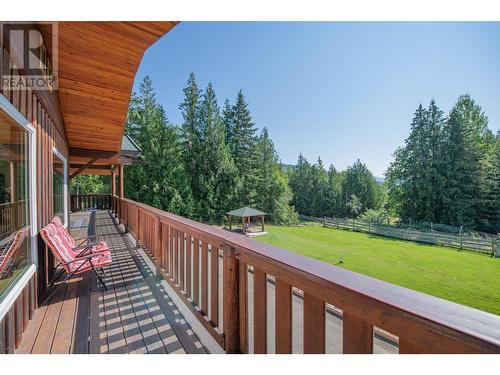 296 Trinity Valley Road, Lumby, BC - Outdoor With Deck Patio Veranda With Exterior