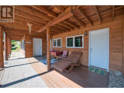 296 Trinity Valley Road, Lumby, BC - Outdoor With Deck Patio Veranda With Exterior