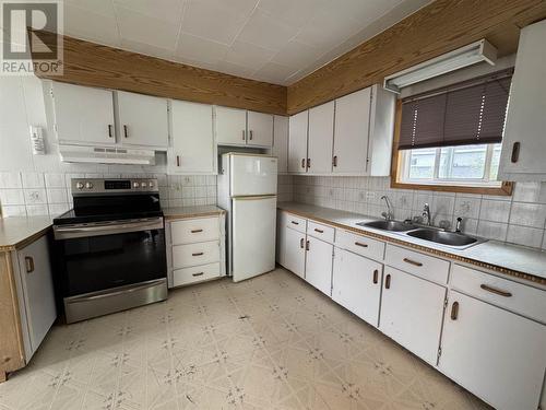 162 Martel Rd, Chapleau, ON - Indoor Photo Showing Kitchen With Double Sink