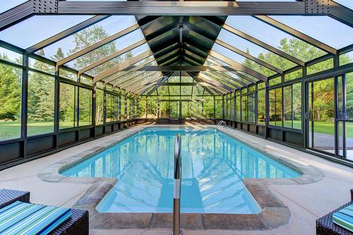 Piscine - 1211 Rue Des Souchets, Sainte-Adèle, QC - Outdoor With In Ground Pool With Exterior