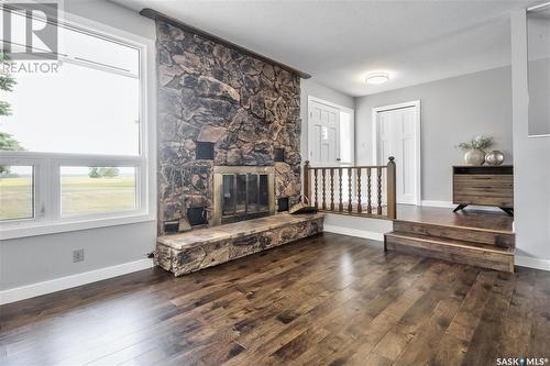 South Shellbrook Acreage, Shellbrook Rm No. 493, SK - Indoor Photo Showing Living Room With Fireplace