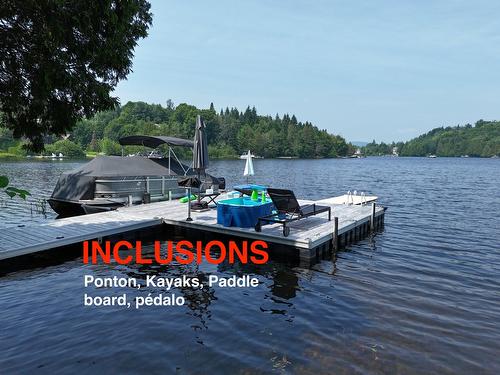 Access to a body of water - 851  - 853 Ch. Morgan, Saint-Adolphe-D'Howard, QC - Outdoor With Body Of Water With View