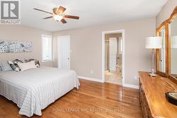 Main floor primary bedroom with walk-in closet - 