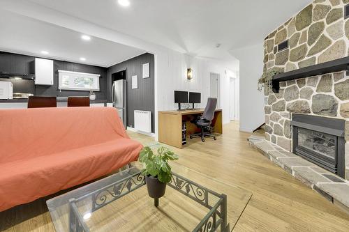 Vue d'ensemble - 690 Ch. Notre-Dame, Sainte-Adèle, QC - Indoor Photo Showing Living Room With Fireplace