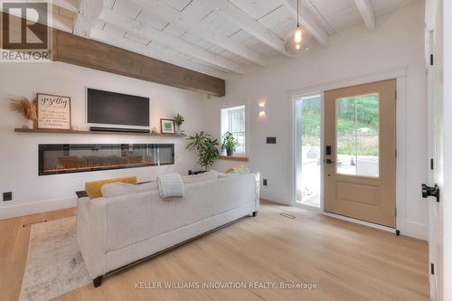 38 Shirk Place, Kitchener, ON - Indoor With Fireplace