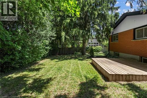 View of yard with a deck - 79 Inwood Crescent, Kitchener, ON - Outdoor