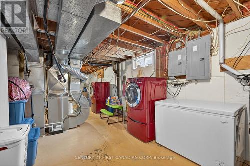 Lower Level Utility Area - 204 Burnside Drive, London East (East I), ON - Indoor Photo Showing Laundry Room