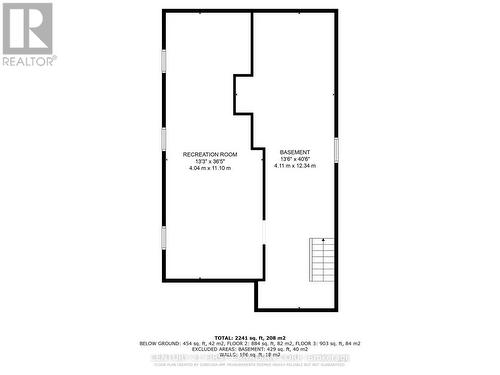 Lower Level Floor Plan - 204 Burnside Drive, London East (East I), ON - Other