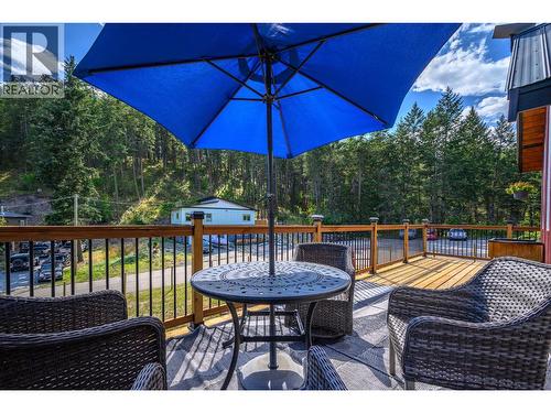 New deck right off dining area on main floor - 322 Northern View Drive, Vernon, BC - Outdoor With Deck Patio Veranda With Exterior