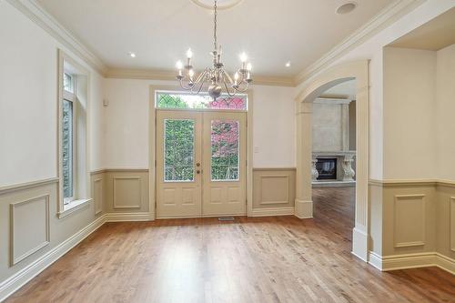 Dining room - 5 Av. Stewart, Pointe-Claire, QC - Indoor Photo Showing Other Room With Fireplace