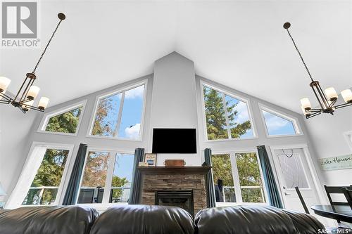 217 Beach Avenue, Mervin Rm No.499, SK - Indoor With Fireplace