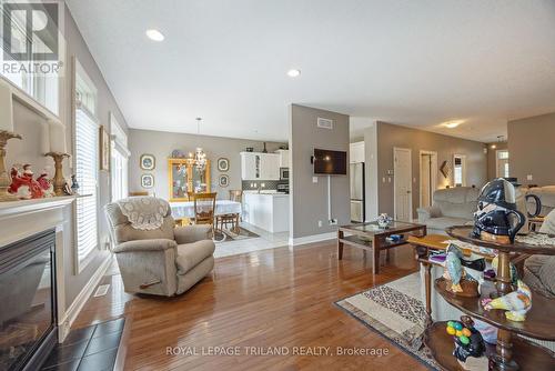 19 - 578 Mcgarrell Place, London North (North R), ON - Indoor Photo Showing Living Room With Fireplace