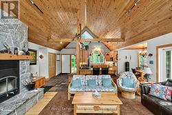 View from front of cotttage to back - 