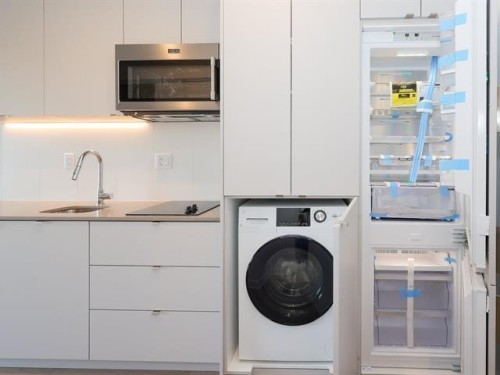 Kitchen - 208-2660 Rue Ontario E., Montréal (Ville-Marie), QC - Indoor Photo Showing Laundry Room