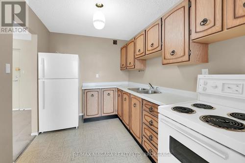 1003 - 365 Geneva Street, St. Catharines (Fairview), ON - Indoor Photo Showing Kitchen With Double Sink