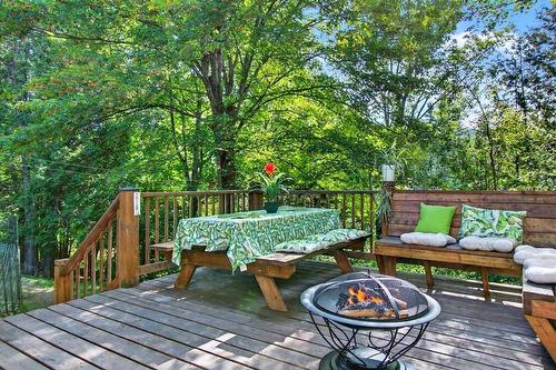 Patio - 6 Ch. De L'Eau-Claire, Lac-Supérieur, QC - Outdoor With Deck Patio Veranda