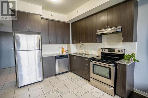 306 - 54 Sky Harbour Drive N, Brampton, ON - Indoor Photo Showing Kitchen With Double Sink