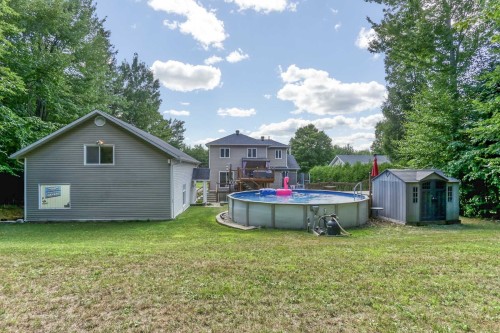 Courtyard - 5200 Rue De L'Église, Notre-Dame-Du-Mont-Carmel, QC - Outdoor With Above Ground Pool With Backyard With Exterior