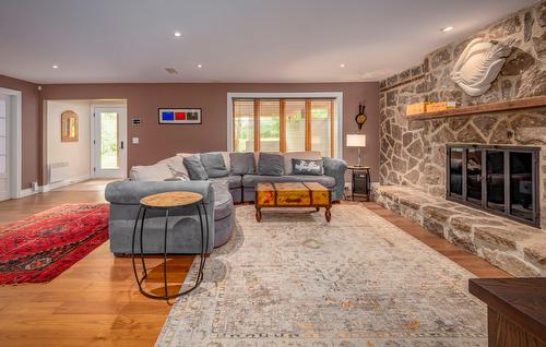 Family room - 2318 Imp. Des Trilles, Magog, QC - Indoor Photo Showing Living Room With Fireplace