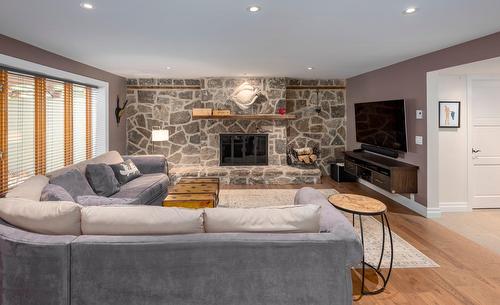 Family room - 2318 Imp. Des Trilles, Magog, QC - Indoor Photo Showing Living Room With Fireplace